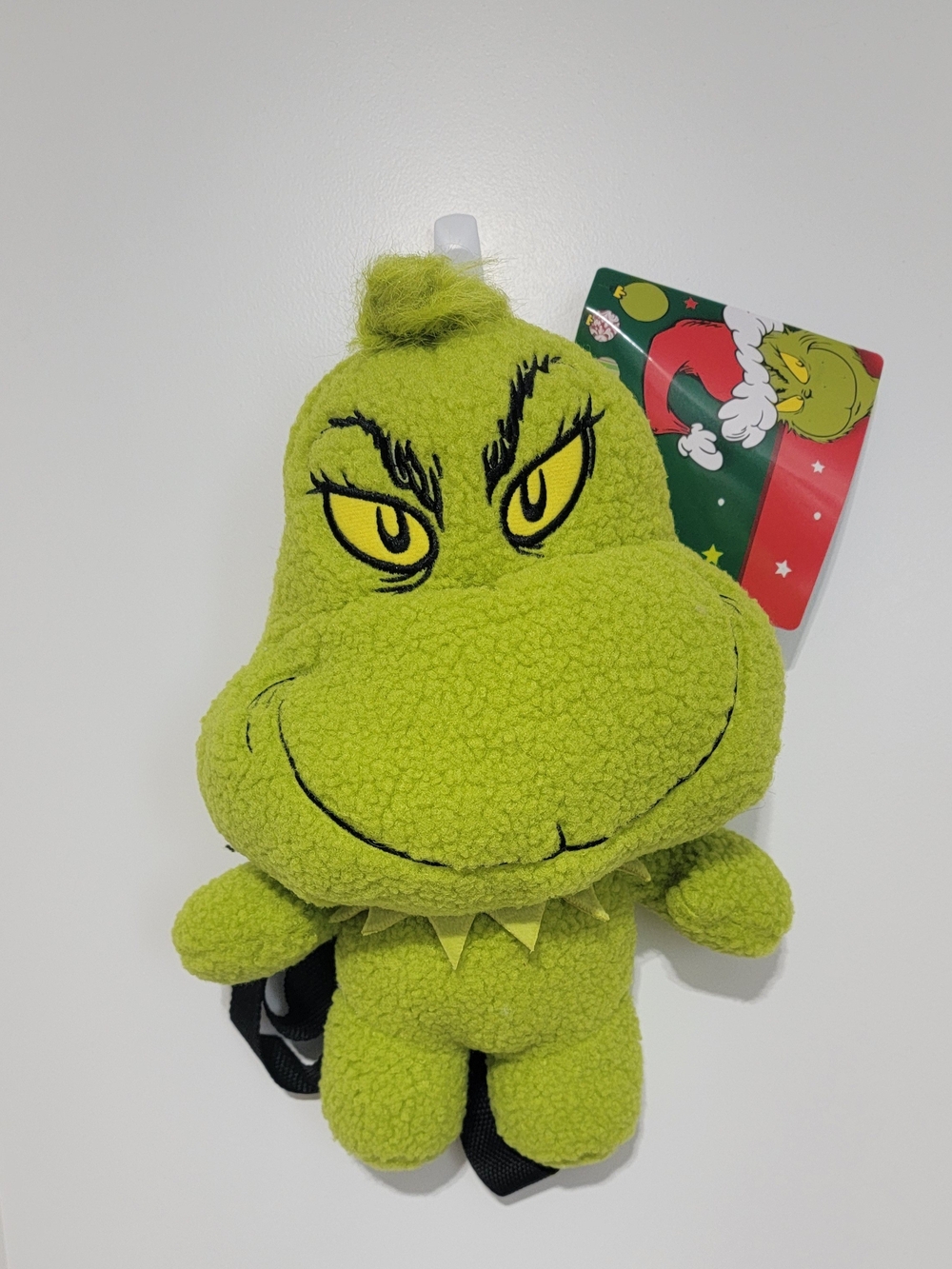 Dr. Seuss Grinch Kids Plush Backpack